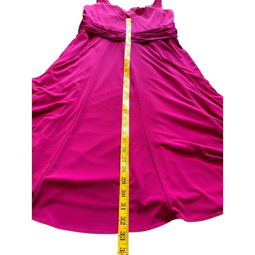 Alfred Angelo Fuchsia Cocktail Dress - Size 18 - Picture 8 of 14
